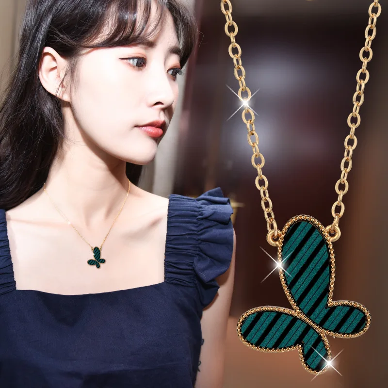 

Charmsmic Korean Japan Style Butterfly Necklaces For Women Female Winter Autumn Sweater Jewelry Accessories Factory Wholesale