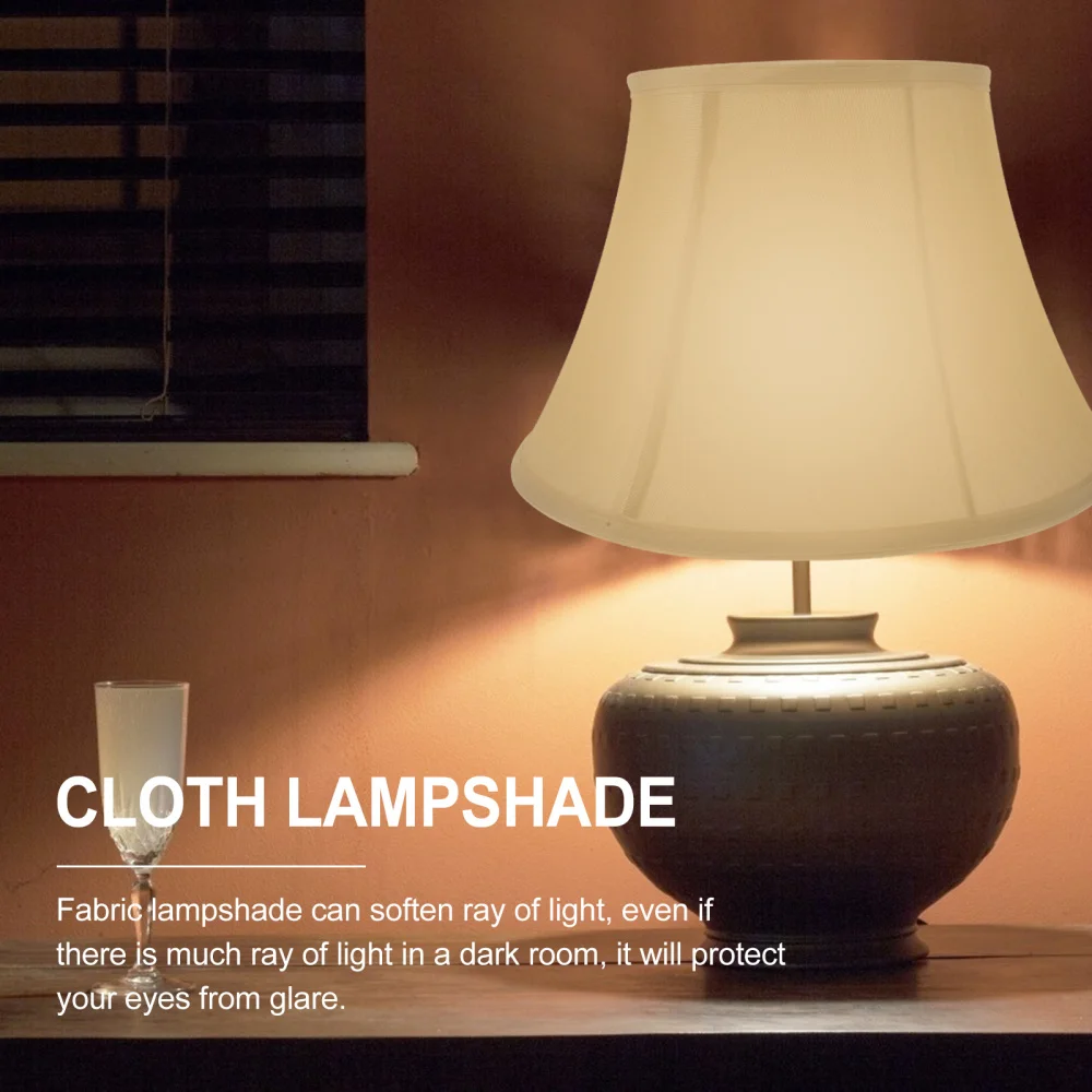 

1Pc Cloth Lampshade Beige Light Cover Floor Lamp Replacement Cover (Beige)