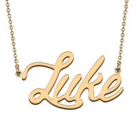 luke custom name necklace customized pendant choker personalized jewelry gift for women girls friend christmas present