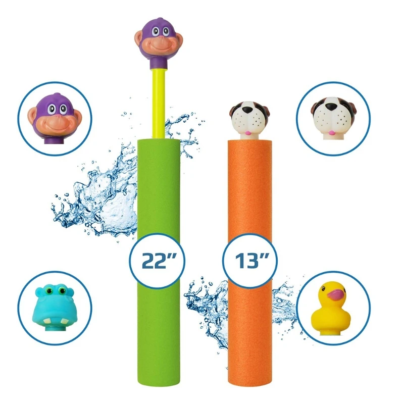 

H3CD 4Pcs Kids Water Toy Squirt Toy Sand Playing Beach Play Sets Sandpit Outdoor Toddler Toy Set Summer Spray Blaster Squirt