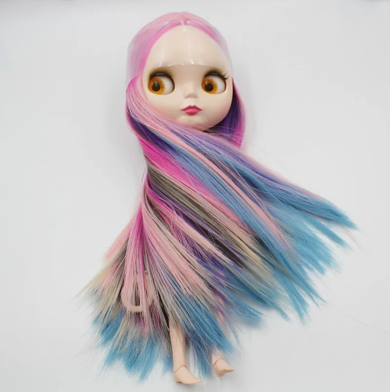 Ful Rbl-901 Diy Nude Blyth Doll Birthday Gift For Girl 4color Big Eye Doll With Beautiful Hair Cute Toy