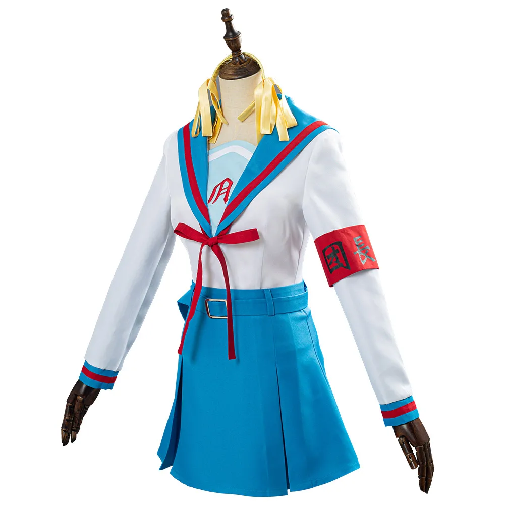 The melancholy of Haruhi Suzumiya Cosplay Costume Dress For Girls |