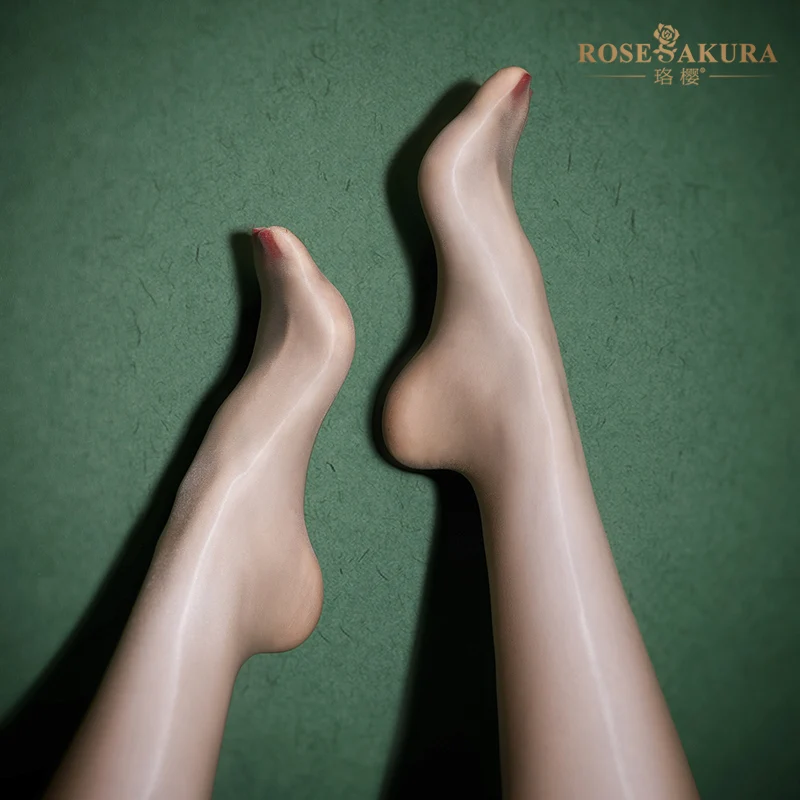 

*New product public beta*[Ye] Oily 360 seamless sexy stockings high-density silky oily open crotch pantyhose