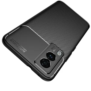 Carbon Fiber Cover For Vivo V21e 5G Case Bumper Silicone Funda Vivo
V21e 5G V2055 Ultra Thin Case For Vivo V21e V21 E 5G 6.44