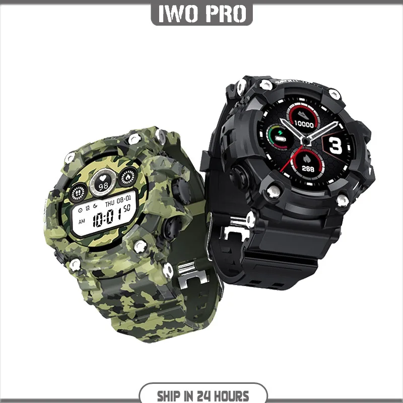 

IWO PRO T6 Smartwatch IP68 1.3-Inch Round Press with Buttons Multi-Language smart watch men PK HUAWEI XIAOMI