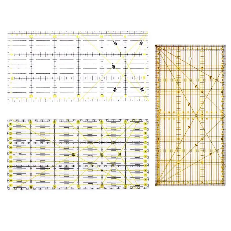 Многоцелевая линейка для лоскутного шитья квилтинга одежды 30 х15 см акриловые