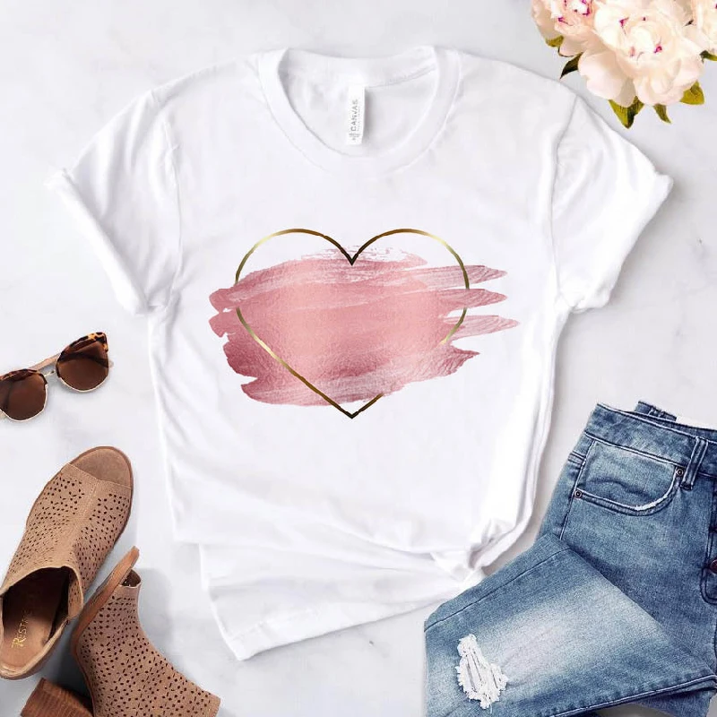 

UETEEYMALL Shirts Summer Clothes for Women Top Woman Women's Clothing Shirt Blouses Tops 2021 Girls Kawaii Tshirt Tees