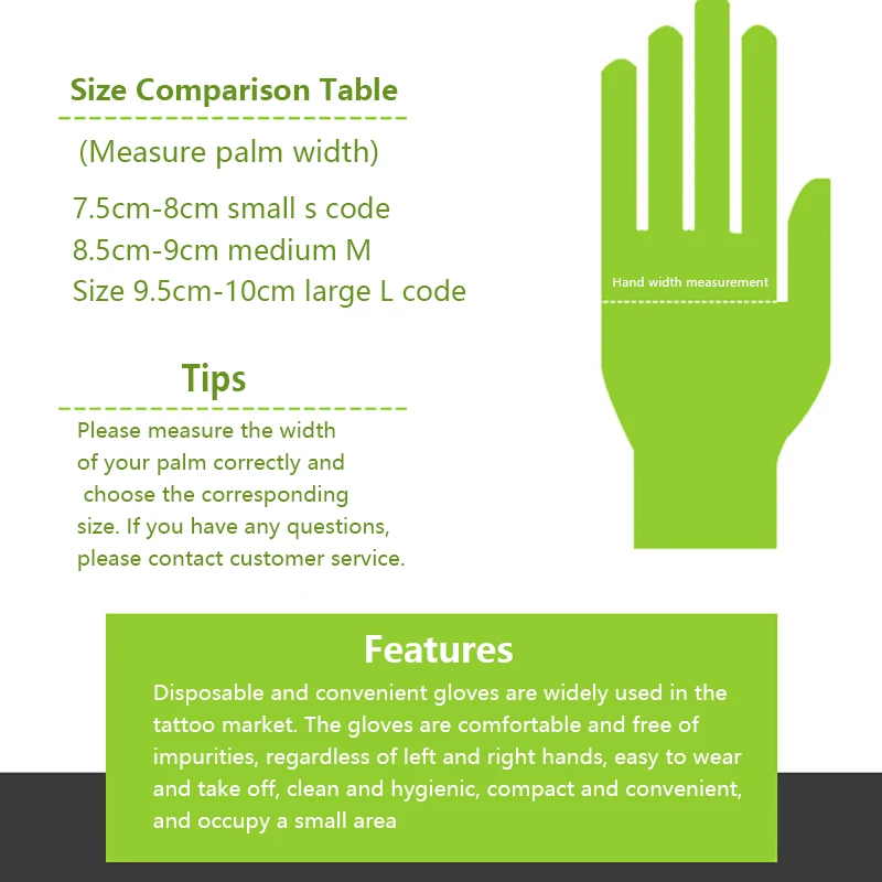 

50Pairs of Disposable PVC Gloves Anti-static Gloves Food Cleaning Restaurant Kitchen Cooking Gloves Workplace Safety Supplies