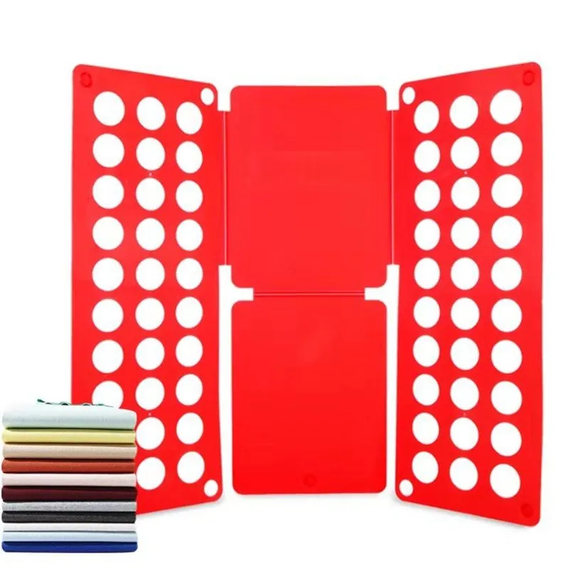 Quality adult magic folder T shirts jumpers double organizer save time fast clothes folding board clothes holder clothes folding board fast cloth folder plastic t shirts jumper organizer save time quick convenient stacking laundry fold board