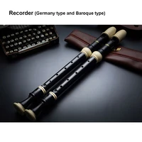 new arriving alto recorder f keys 8 holes german type clarinet baroque clarionet with pu bag oriolus mouth organ free shipping