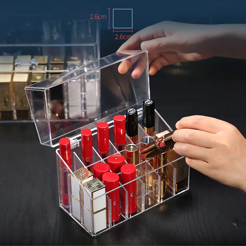 

Органайзер для украшений, прозрачный, акриловый, с крышкой, 18 дюймов