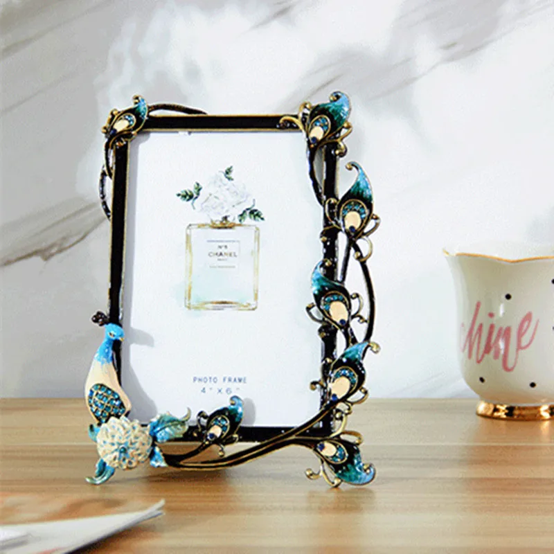 Эмаль цвет Европейская классическая фоторамка Оригинальное творчество подарки