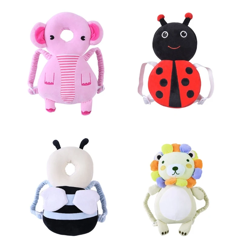 

Baby Head Protector Protection Baby Toddlers Head Safety Soft Cushion Pad Prevent Baby Injury Cute Elephant Bee Ladybug 69HE
