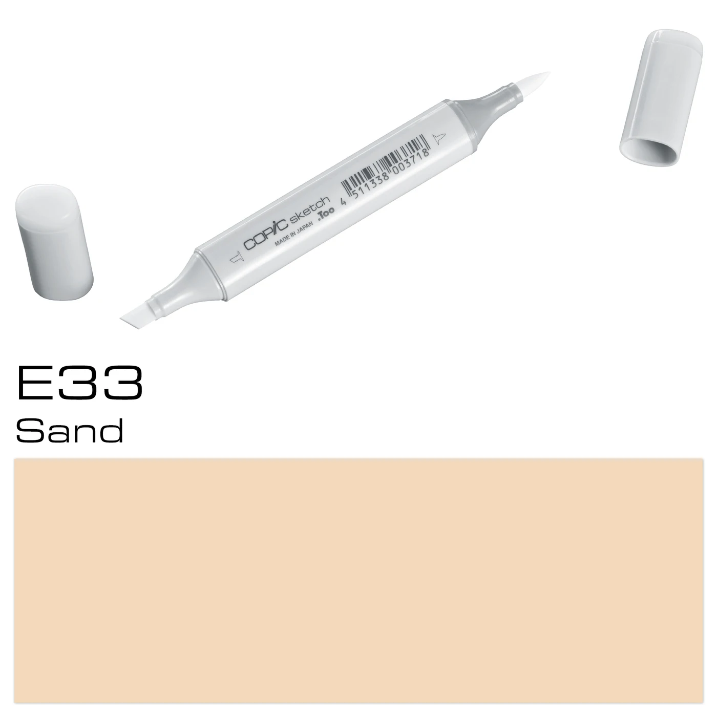 Маркер Copic Sketch двухсторонний на спиртовой основе цв.E33 песочный | Канцтовары для