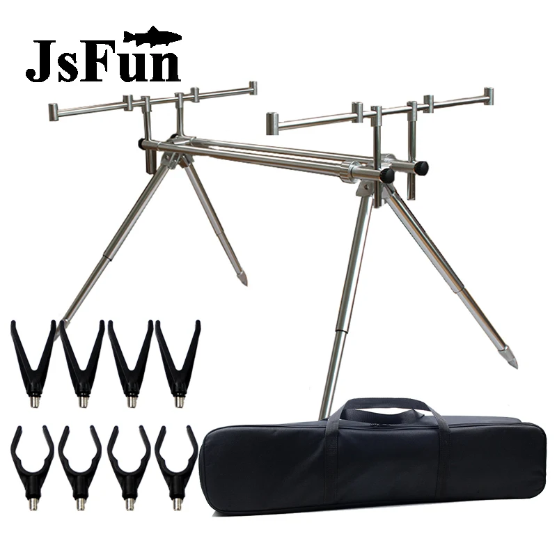 Алюминиевый Карп Удочка Pod подставка держатель Регулируемый Выдвижной