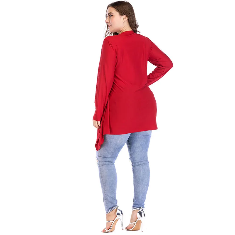 6XL поддельные две части блузка Турция ислам Арабская мусульманская с длинным