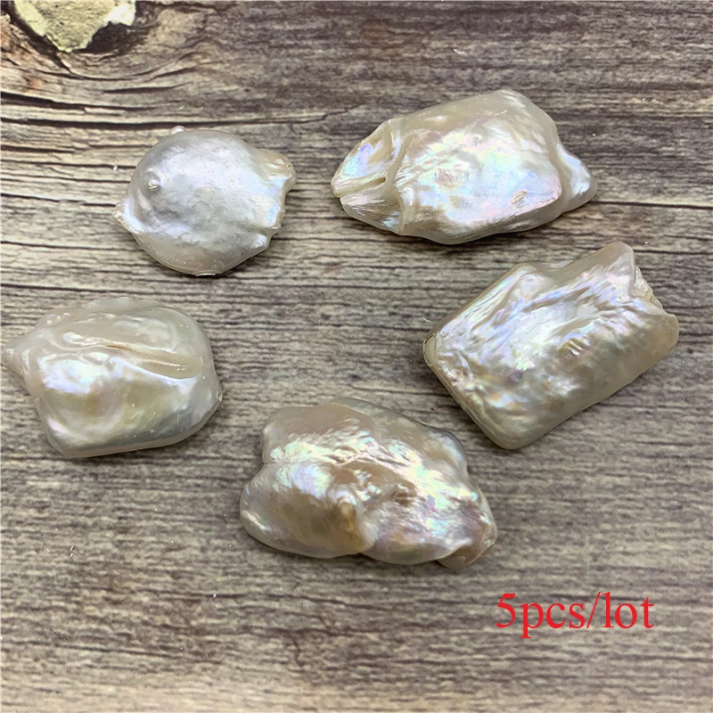 Бусины Из Натурального Пресноводного Жемчуга 5 шт./лот бусины из крупного