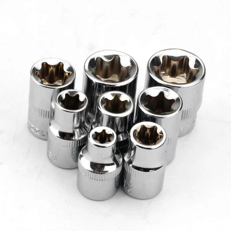 Onnfang 1/2 3/8 дюймовый привод E гнездо комплект Torx звезда socket CR-V качество ручной