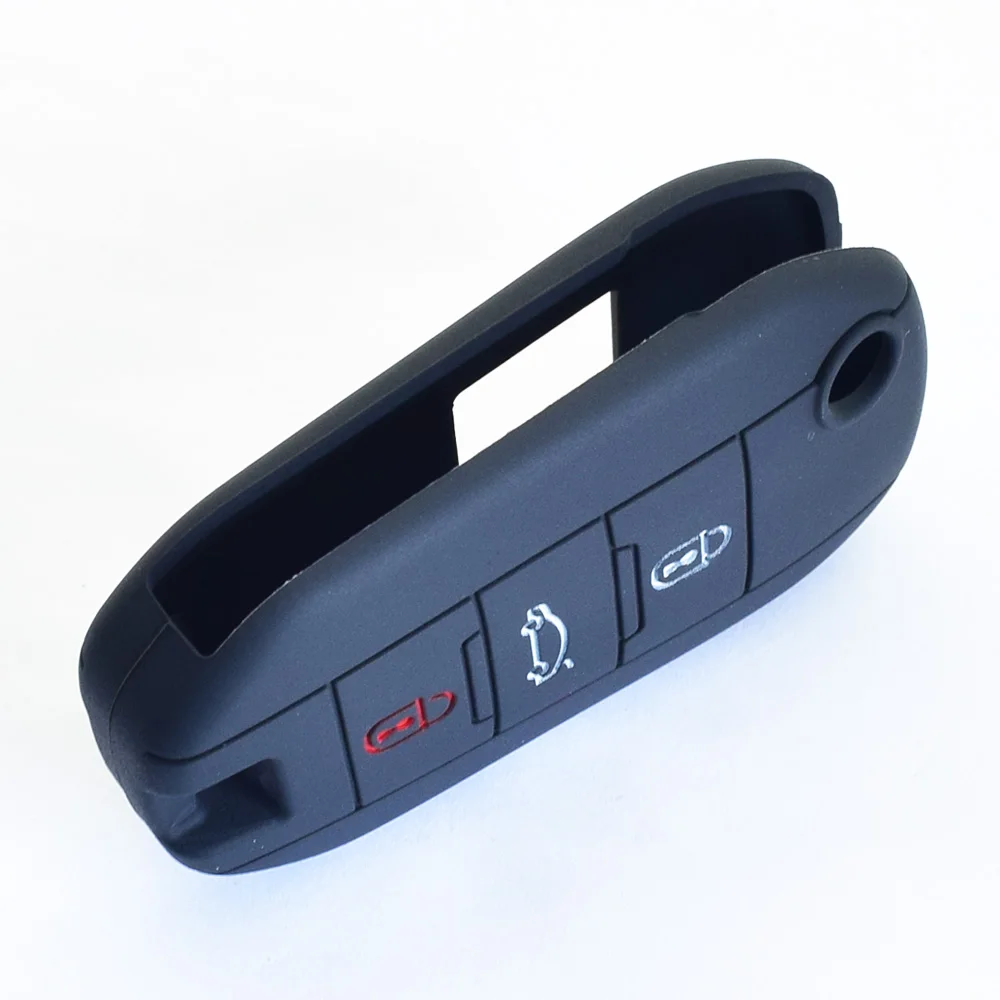 Силиконовый чехол для ключей от машины Peugeot 508 208 308 2008 Citroen C4 Cactus Opel Corsa складной с 3