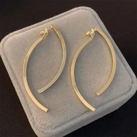 autumn winter new brown earrings vintage matte drop earrings for women metal fashion statement dangle earring 2021 trend jewelry
