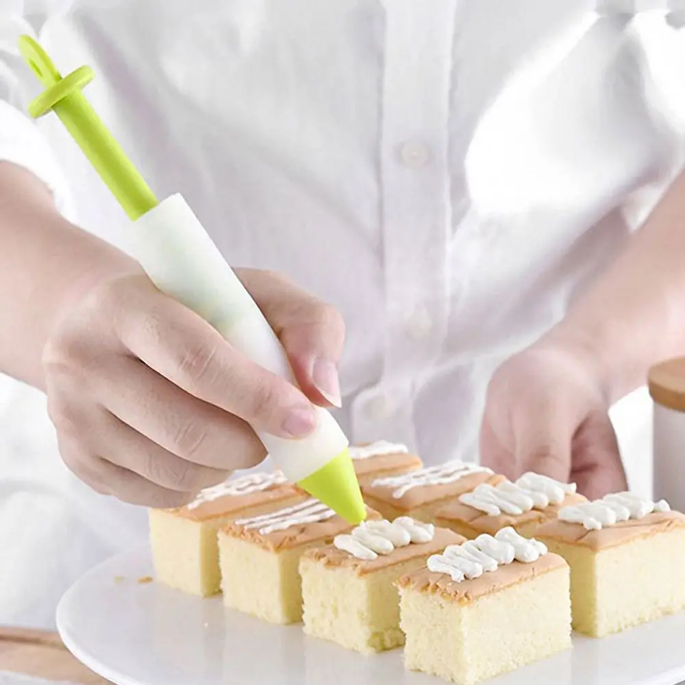 1 шт. силиконовая антипригарная ручка для торта шприц DIY Съемный Многоразовый