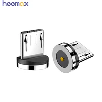 heemax magnetic cable tips magnetic charger adapter magnet connector for micro usb mobile phone cable plug