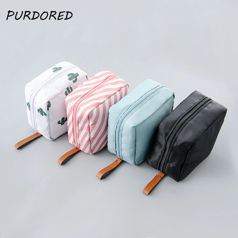 PURDORED, 1 шт., одноцветная косметичка, кактус, дорожная косметичка для Хранения Туалетных принадлежностей, косметичка, косметичка, органайзер, Прямая поставка