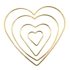 Металлические кольца в форме сердца для Ловца снов, аксессуары для Ловца снов XX9B