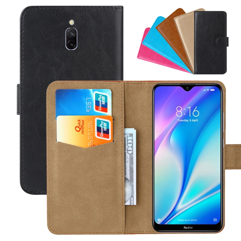 

Luxury Wallet Case For Xiaomi Redmi 8A Dual PU Leather Retro Flip Cover Magnetic Fashion Cases Strap