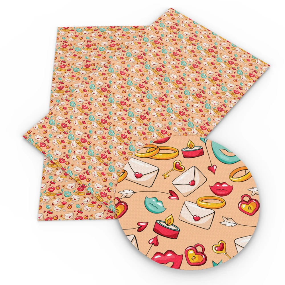 Давид аксессуары 20*33 см День Святого Валентина сердце искусственная кожа ткань