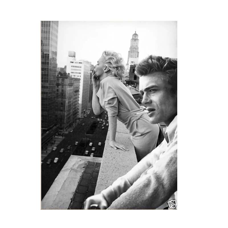 Куадрос Мэрилин Монро Джеймс Дин плакаты картины HD холст настенное искусство