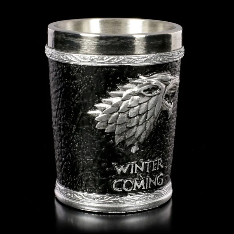 2 шт./компл. маленькие чашки и кружки 3D из смолы нержавеющей стали бокал для вина