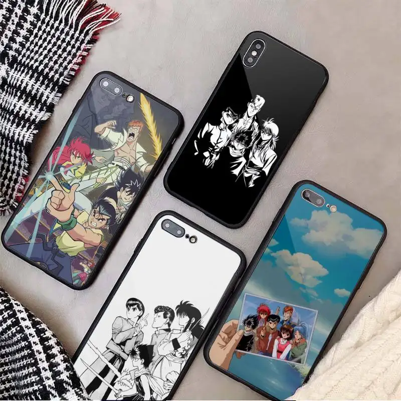 

Yu Yu Yuyu Hakusho anime Phone Case Tempered glass For iphone 6 7 8 plus X XS XR 11 12 13 PRO MAX mini