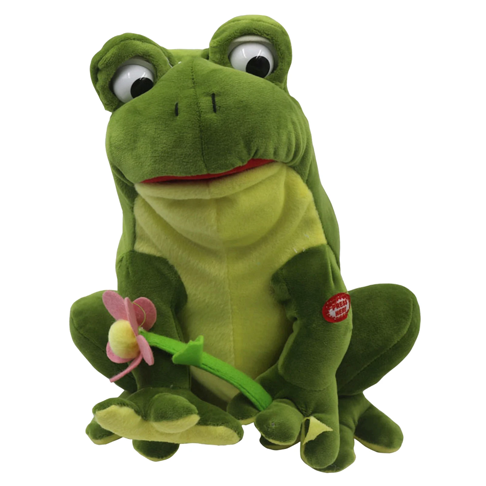 

Электрическая лягушка, Интерактивная анимационная мягкая игрушка-животное, пение, музыкальная плюшевая игрушка, подарок для детей, девочек...