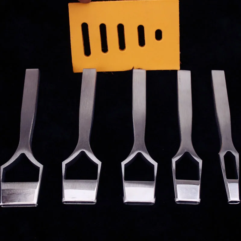 Кожаный ремень ремешок Овальный Дырокол инструменты для шитья diy сплюснутый