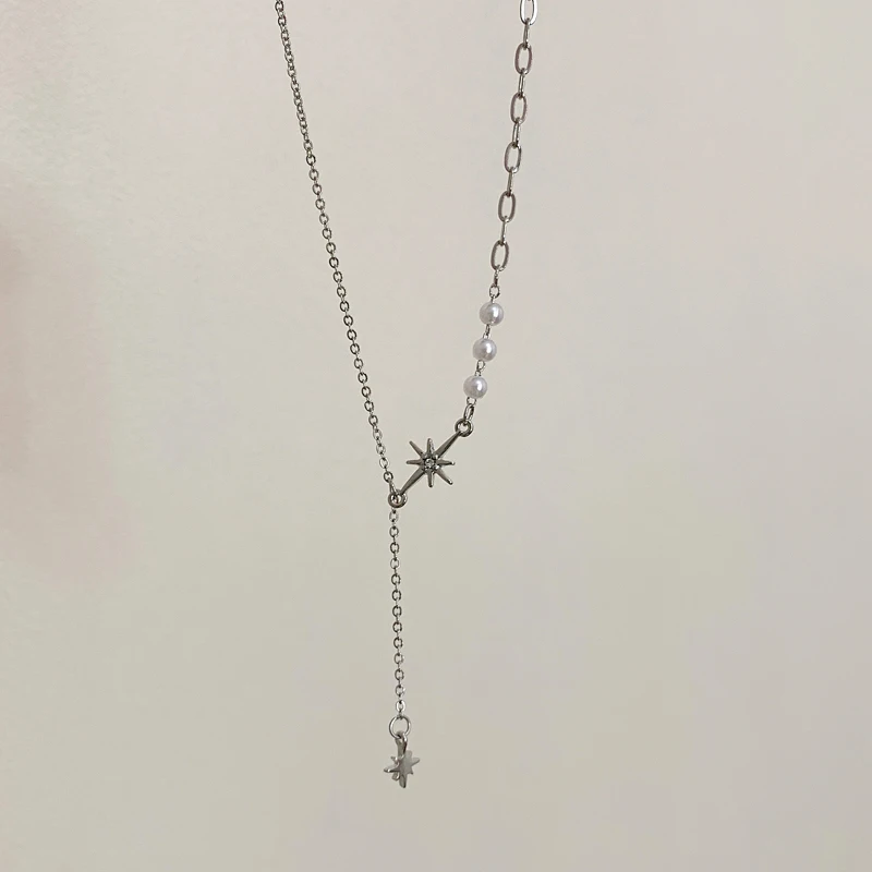 Женские Ювелирные изделия звезда дизайнерское серебряное покрытие просто