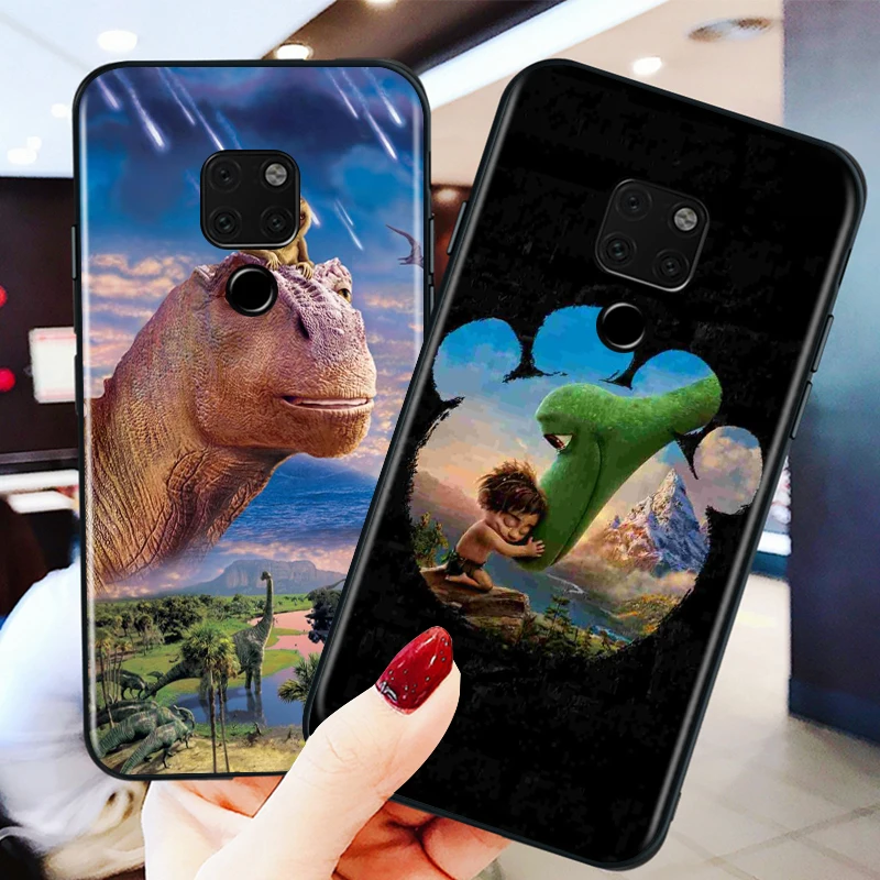 

Disney Dinosaur Fashion for Huawei Mate 40 RS 30 20 X 10 P Smart Z S Lite Pro Plus 2021 2020 Black Phone Case