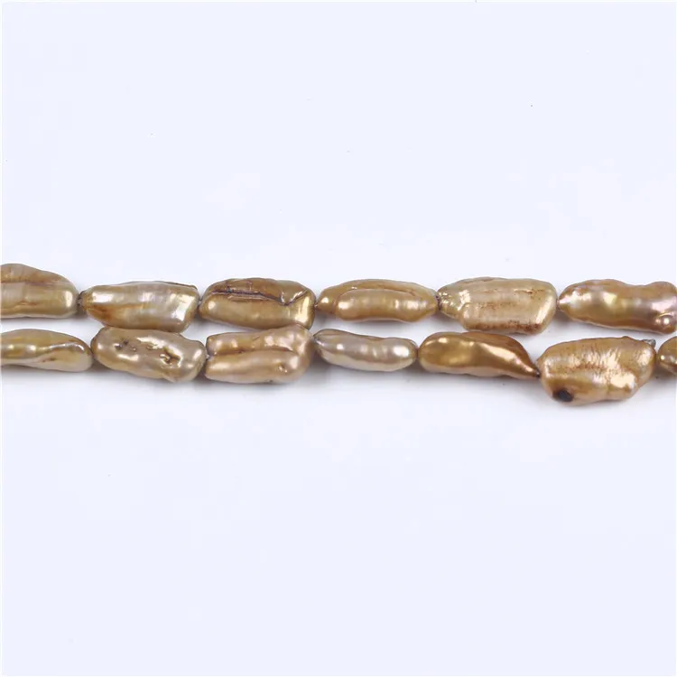 

A grade 7-9mm freshwater biwa irregular shape pearl strands for jewelry making