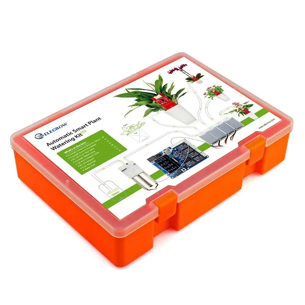 Elecrow автоматический полив растений комплект для Arduino с датчиком влажности почвы