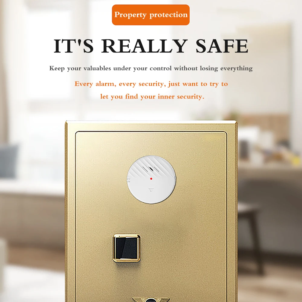 ДБ ультратонкий датчик разрыва беспроводной детектор стекла вибрации для окон