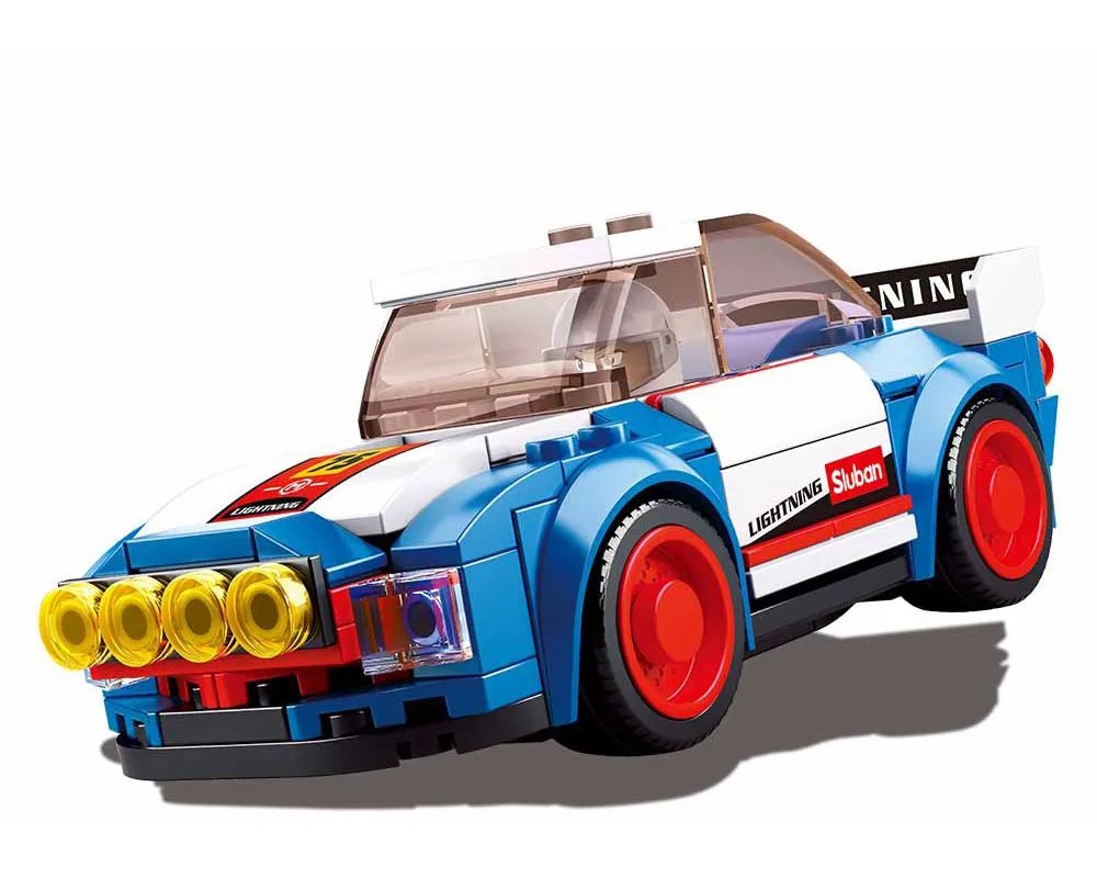 

SLuban The Auto Club-Rally Car Educational Toy Children's Assembled Car Model Building Block Minifigures Toy Gift For Kids Boys