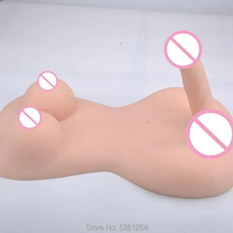 Реалистичный фаллоимитатор торс транссексуал пары мастурбатор большой пенис