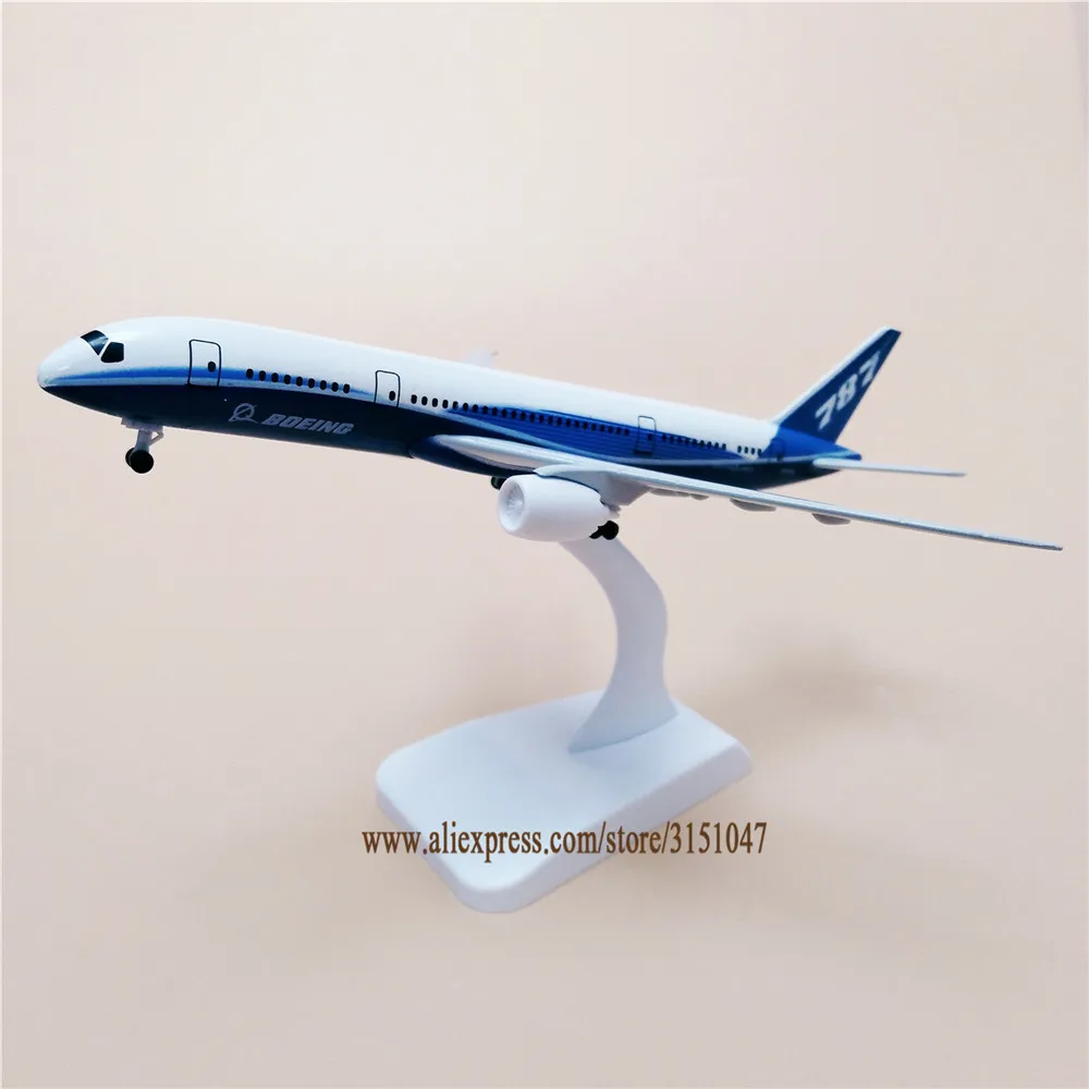 Модель самолета 20 см литая под давлением 787 B787 w колеса подарок |