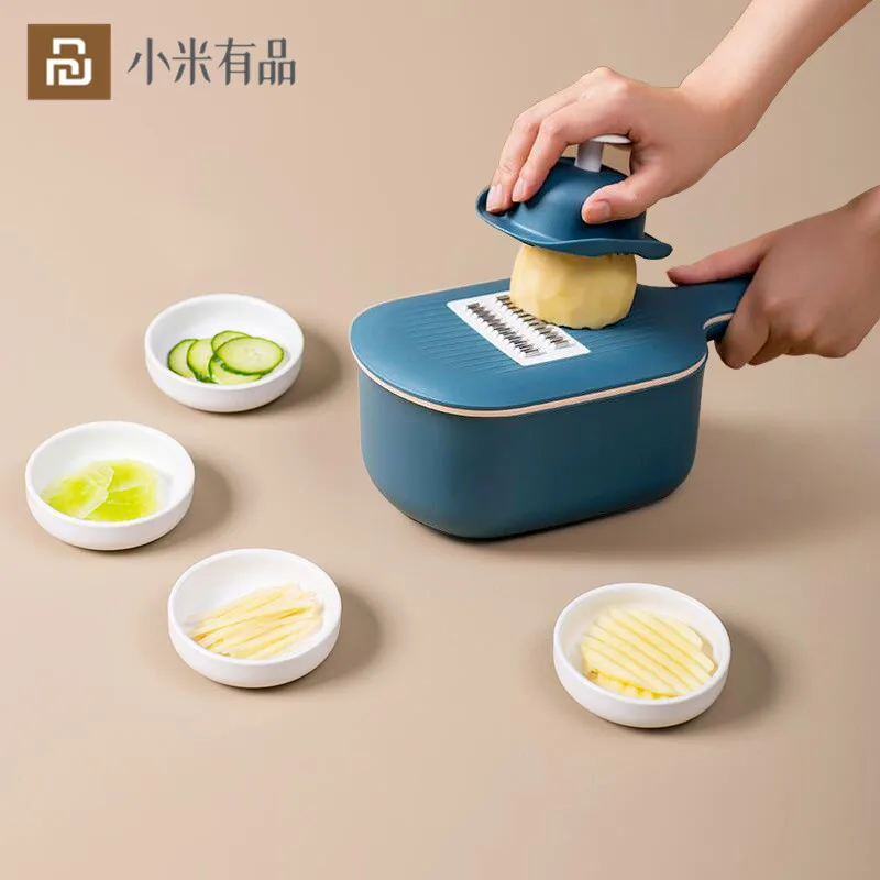 Овощерезка Youpin многофункциональная кухонная терка для нарезки овощей и фруктов