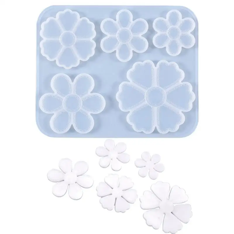 

"Сделай сам" для изготовления силиконовые формы для цветов из смолы Форма эпоксидная смола, Форма ключ цепи ожерелье подвеска для изготовления ювелирных изделий инструмент