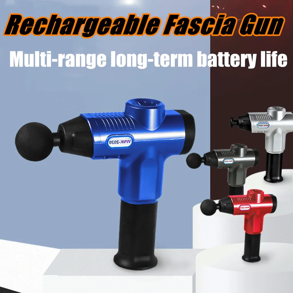 Muscle Massage Gun Percussion 8 Tips Vibration Body Relaxer Therapys Massager Recovery With Noise Reduction Technology |