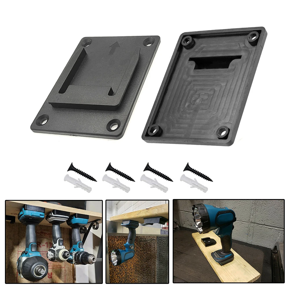 1x держатель для аккумулятора электроинструмент 18 в настенный кронштейн