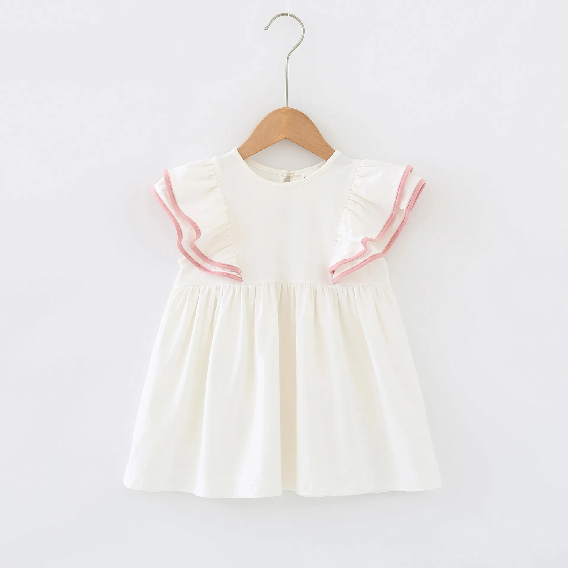 Children Summer Dresses Kids Baby Girls Ruffles Sleeveless Cotton A-line for Princess Little Clothing | Детская одежда и обувь