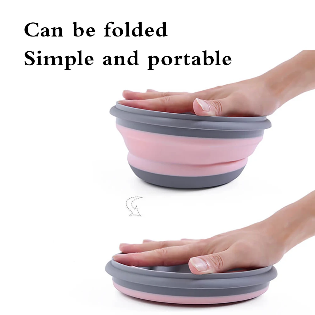 3 шт. Складная Силиконовая крышка для чаши без добавления бисфенола А Еда