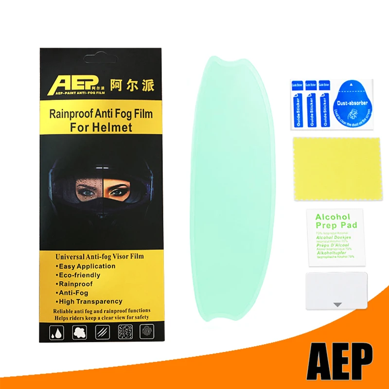 

26.5x8.5cm Clear Anti-fog patch Full Face Helmet Motorcycle Generic for Motorcycle Helmet Protective Lens Anti-fog film visor